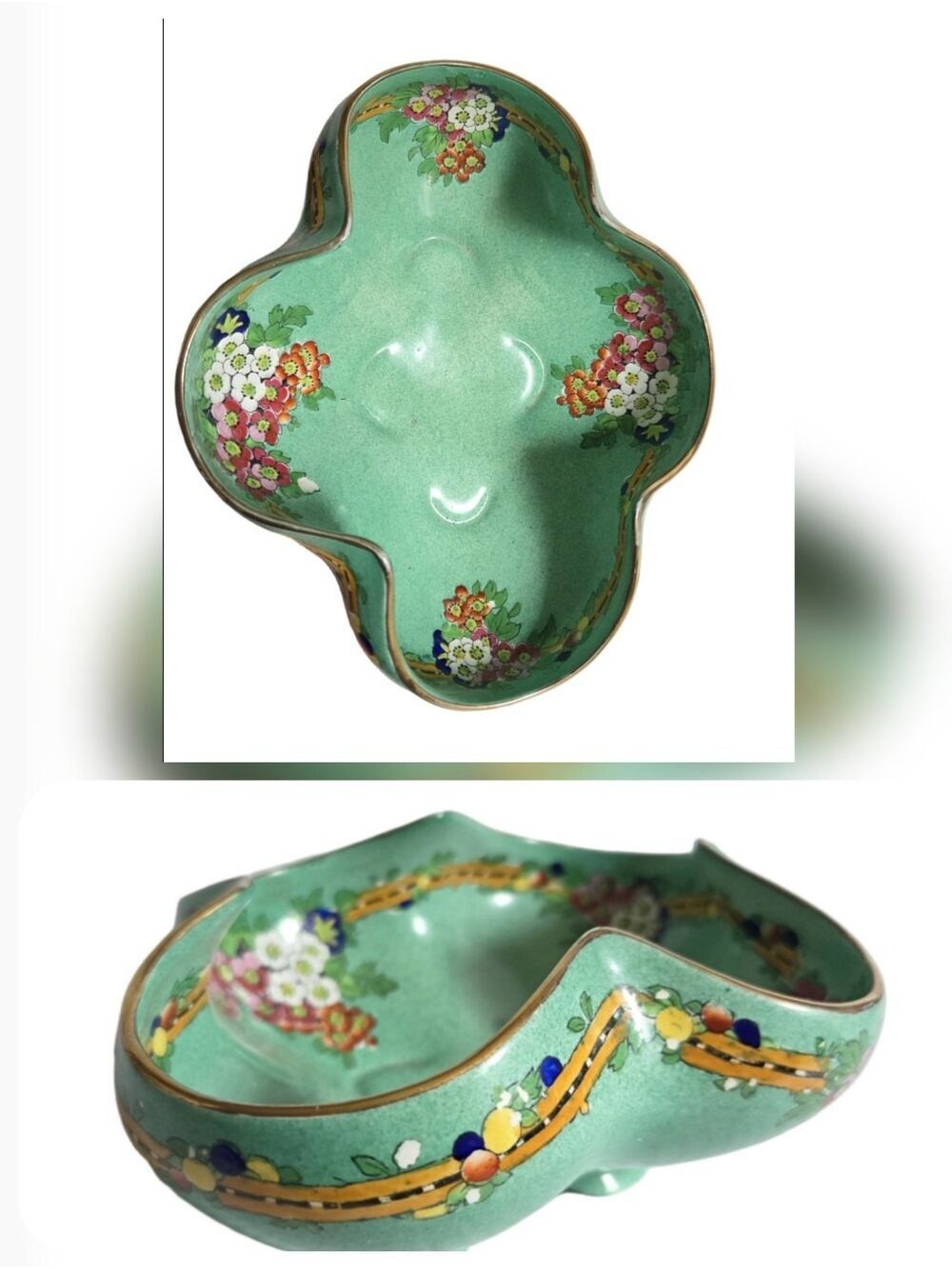 Vintage Grimwades Royal Winton "Norma" Hand-painted Art Deco Pottery